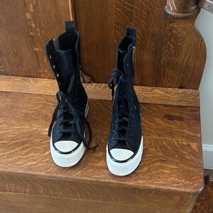 Converse mid calf all star sneakers. Women’s size 7.5 ( men5.5) NEVER WORN